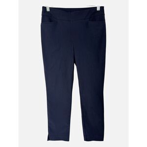 Chico’s Navy Pull-On Ankle Dress Pants Size 00R US 2R Stretch